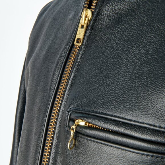 Vanson Men's Black Cafe Racer Jacket Model AR2 FIRE Sz 42 Tailored Worn Once!!! - Picture 8 of 16